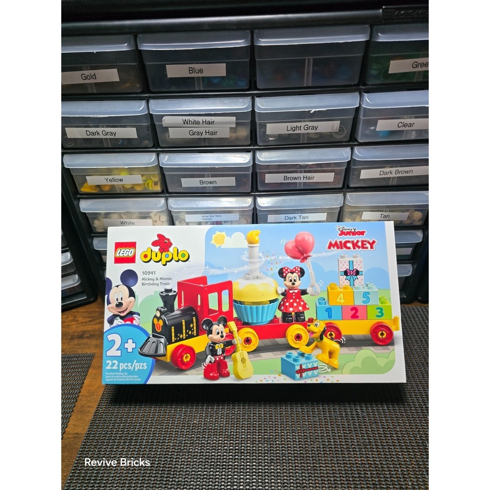 New LEGO DUPLO‎ Disney Mickey & Minnie Birthday  10941 Building Toy (22 PCS) New
